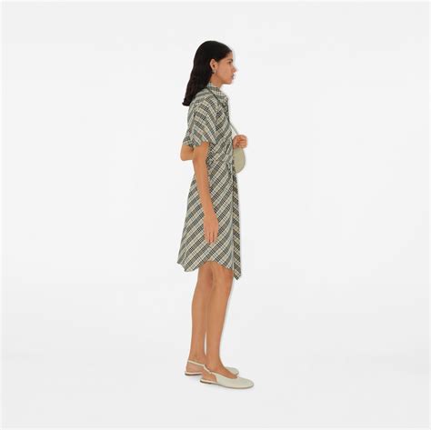 burberry tube top dress|Check Cotton Shirt Dress in Husk .